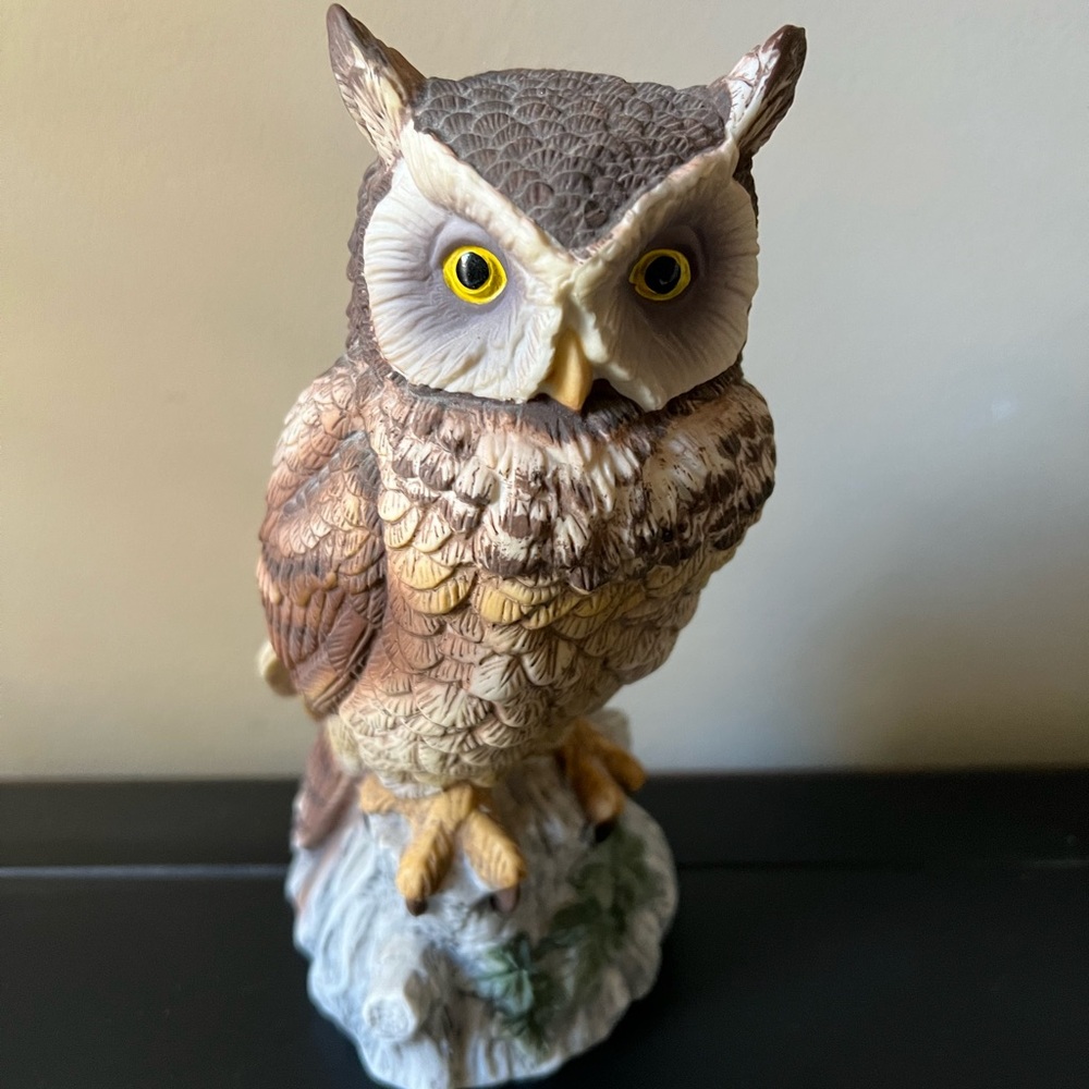 Vintage ceramic owl - Picture 3 of 8